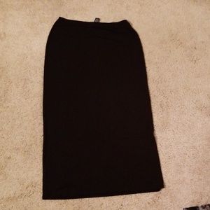 Maxi black skirt